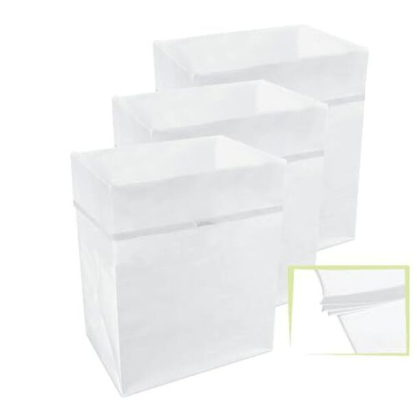 30 Gallon Clean Cubes, 3 Pack (White Pattern - Multi-liner)